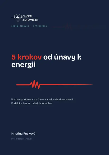 Obálka e-booku 5 krokov od únavy k energii