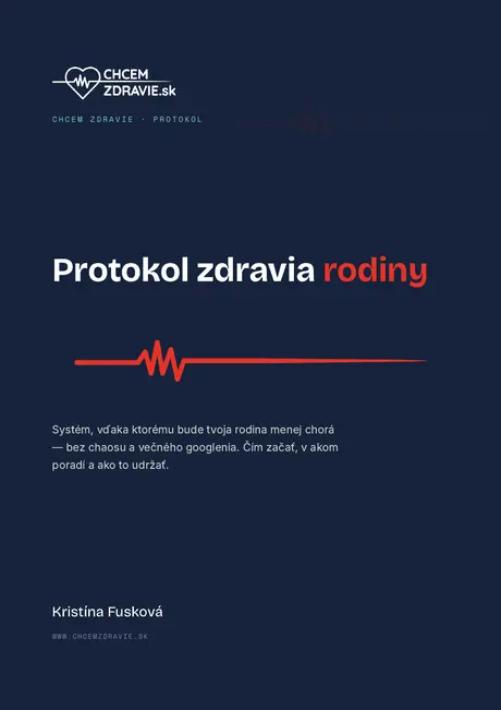 Obálka e-booku Protokol zdravia rodiny